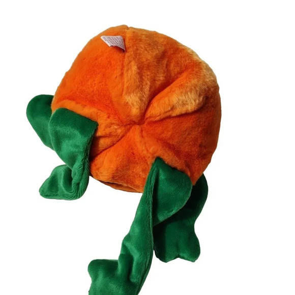 Vtg Ty Beanie Buddies Orange Green Pumkin Pumpkin Plush Stuffed 1999 Halloween - Picture 4 of 6